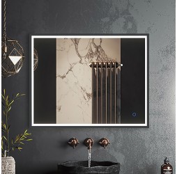 Зеркало с подсветкой ROXEN Sigma 800x700 CooperFree сенсорное управление холодный / теплый / нейтральный (510210-80GM)